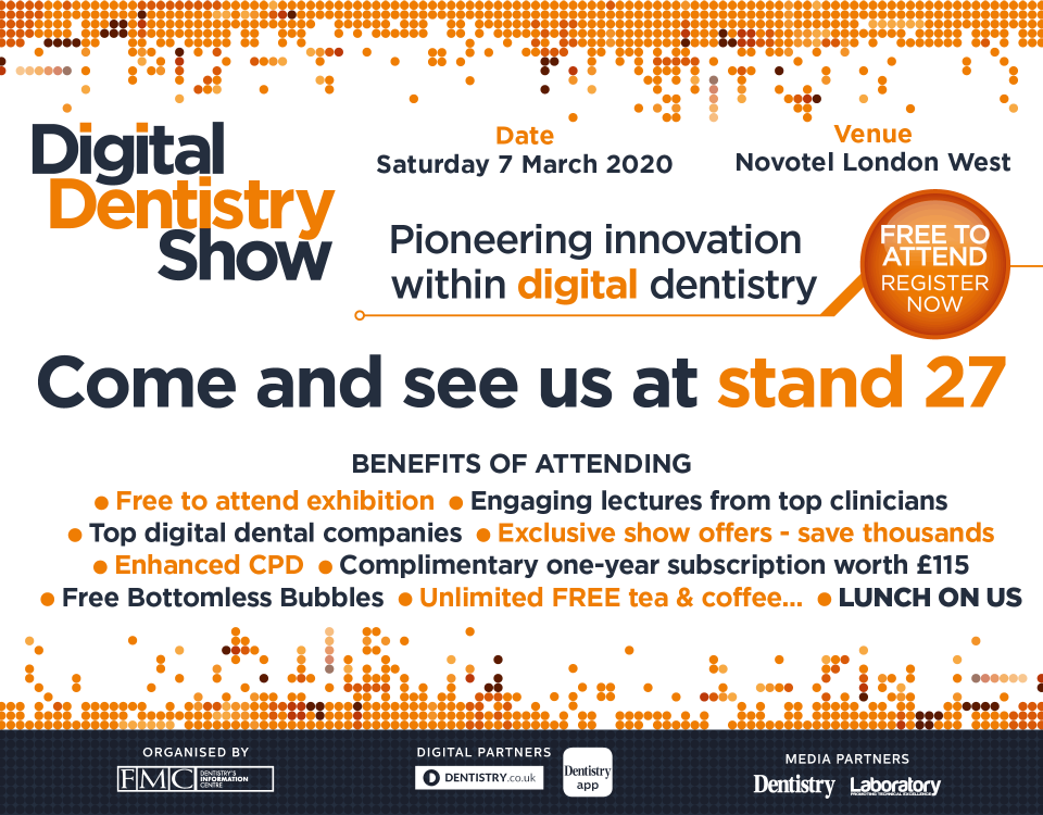 CT Dent DDS2020-sm-exhibitor-stand-number-960x750 Visit us on stand 27 at the Digital Dentistry Show this weekend in London  